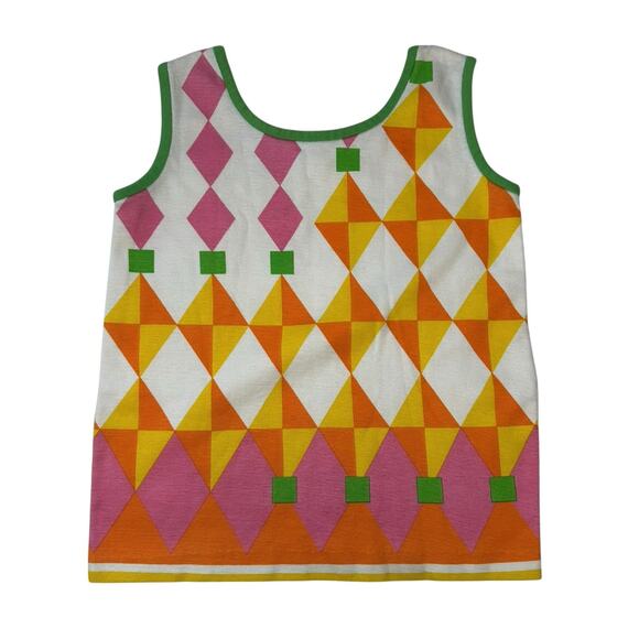 Vinatge Arlene Originals Geo Tank Top - Picture 2 of 6